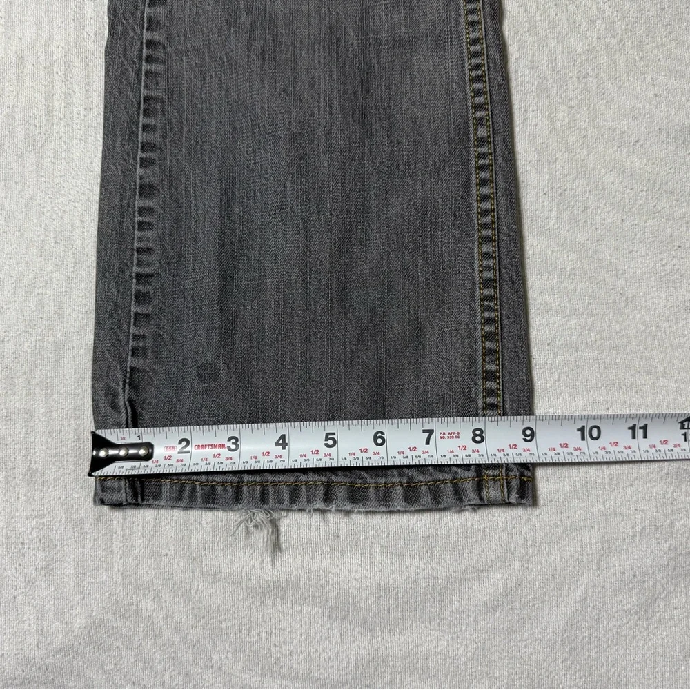 Levis 527 Jeans Mens 33x28‎ Gray Regular Bootcut Mid Rise